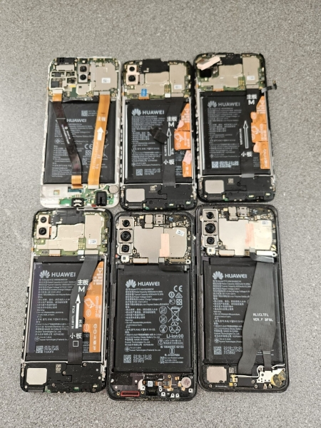 UNVOLLSTÄNDIG 6x verschiedene Huawei Smartphones – RESTPOSTEN KONVOLUT Ref134