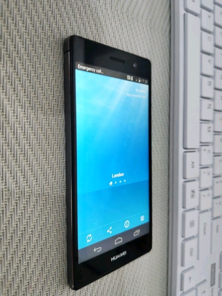 Huawei Ascend P7 schwarz entsperrt 16GB 5,0″ 13MP Android Smartphone guter Zustand