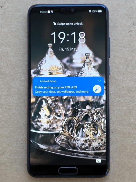 Huawei P20 – 128GB+4GB – Android 4G Smartphone UNBEKANNTER Status also nur WLAN