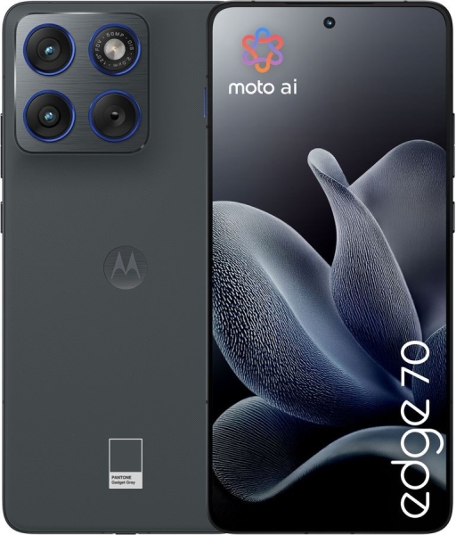 Motorola Edge 70 12 GB RAM + 512 GB Gadget Gray Dual-SIM Android Smartphone