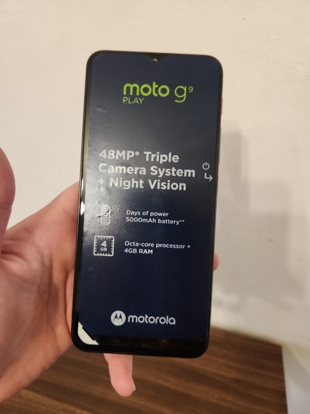Motorola Moto G9 Play Smartphone 64GB 4GB RAM Dual Sim Sapphire Blue nur Handy