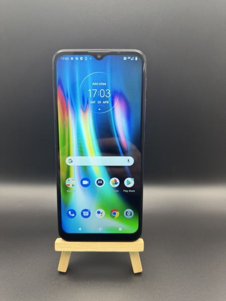 Motorola Moto G9 Play Smartphone, 64GB, Netzwerkfrei, Blau, XT2083-3, OVP