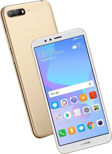 Huawei Y6 2018 – 16 GB – Smartphone schwarz goldfarben (entsperrt)