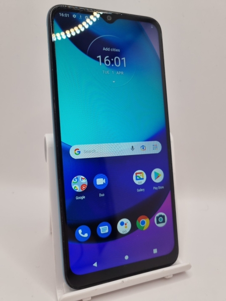Motorola Moto E20 blau entsperrt 32GB 6,5″ 2GB Android Smartphone