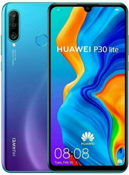 Huawei P30 lite – 128 GB – Smartphone Peacock Blue (entsperrt)