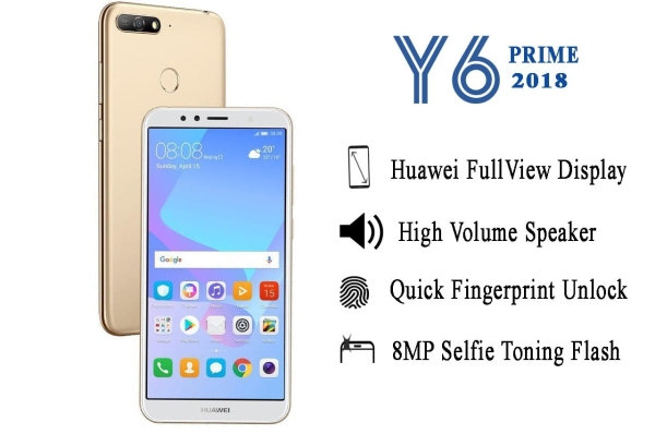 Neu Huawei Y6 Prime 2018 Dual Sim 16GB Android WIFI 4G GPS entsperrt Smartphone