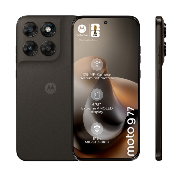 Motorola moto G77 256 GB Braun 5G WiFi5 Android Handy Smartphone 6,78″ pOLED 8GB
