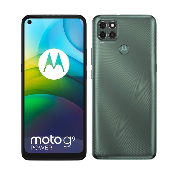 Motorola Moto G9 Power 128GB entsperrt SIM 4G Sage Handy Smartphone RISSIG