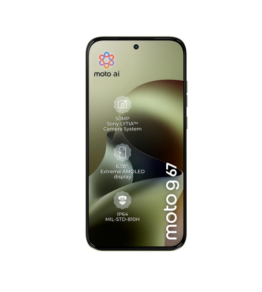 MOTOROLA moto g67 5G, 128 GB Smartphone Android Nile green grün XT2621-2
