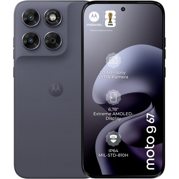 Motorola XT2621-2 Moto G67 5G/LTE Smartphone 128GB 4GB RAM PANTONE arctic seal