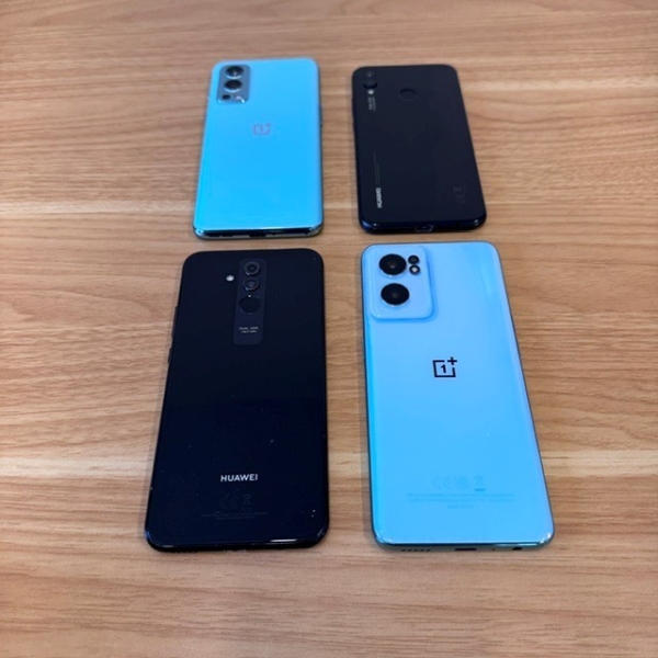 4x OnePlus / Huawei – Smartphone Restposten für Handyhändler, Mängel aufgelistet