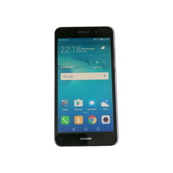 Smartphone Huawei Y6 II CAM-L21 schwarz 5,5 Zoll LTE 16Gb + 16Gb mSD #7288