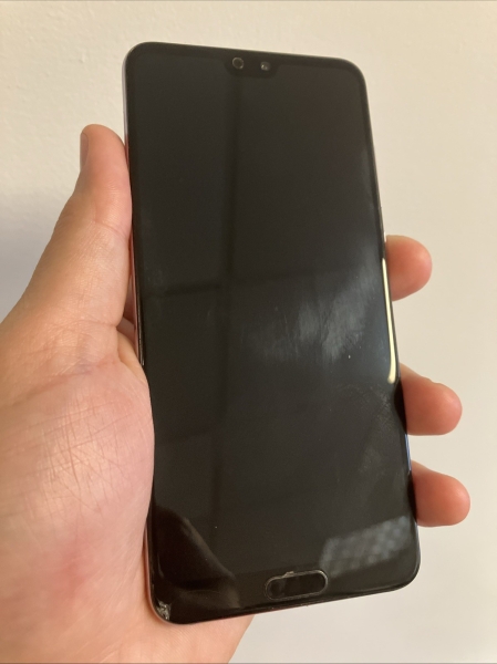 Huawei P20 Pro 128GB blau entsperrt Smartphone gesprungenes Display als Ersatzteil verkauft