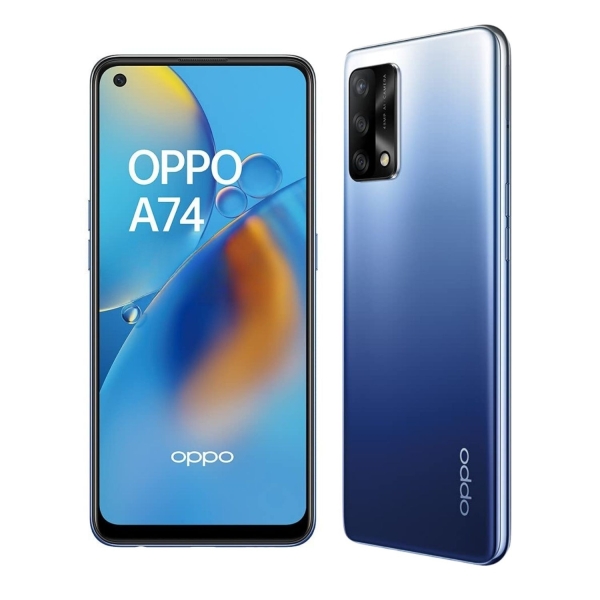 Oppo A74 6GB 128GB Dual SIM Midnight Blue Android Smartphone