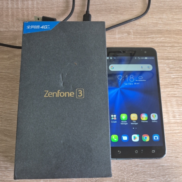 asus zenfone 3 64gb Smartphone entsperrt schwarz sauber