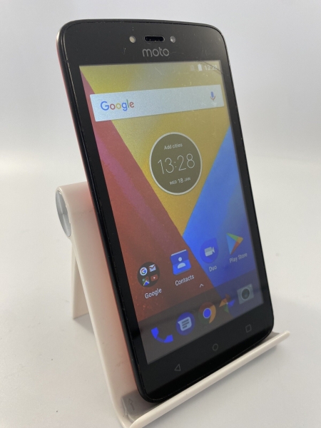 Motorola Moto C rot O2 Netzwerk 8GB 5,0″ 5MP 1GB RAM Android Smartphone gesprungen