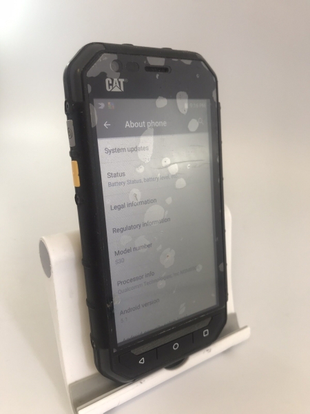 CAT S30 schwarz entsperrt 8GB 4,5″ 1GB RAM Bauarbeiter robuster Touchscreen Smartphone