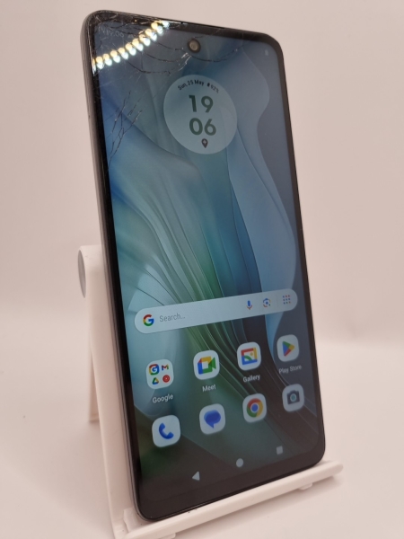 Motorola Moto E14 Graphite Gray entsperrt 64GB 6,56″ Android Smartphone gesprungen