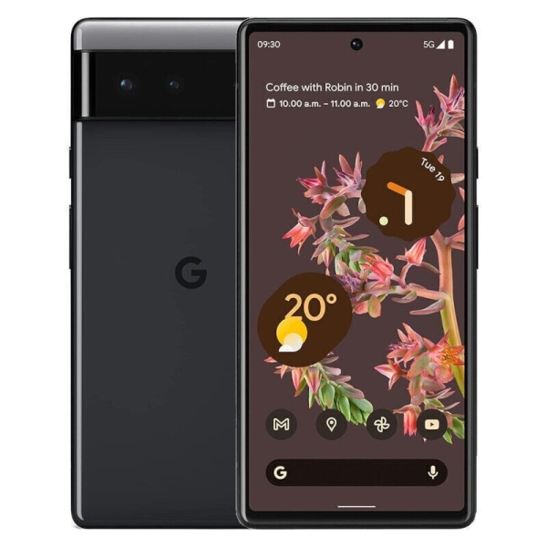 Google Pixel 6 5G – 128 GB – Smartphone Stormy Black (entsperrt) – Klasse A