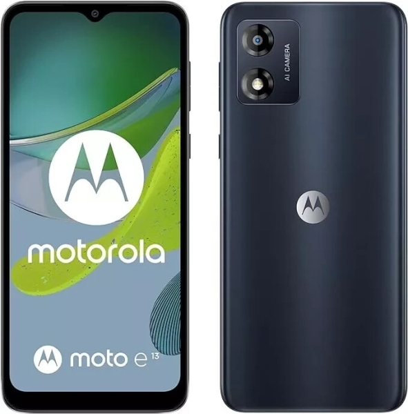 Motorola Moto E13 64GB Smartphone schwarz 2GB RAM 4G LTE entsperrt Android Handy