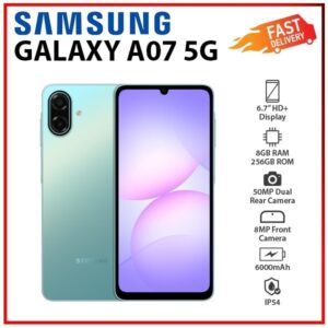 NEW Samsung Galaxy A07 5G 8GB+256GB GREEN Dual SIM Unlocked Android Smartphone