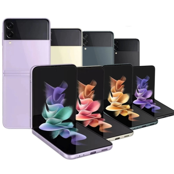 Neu Samsung Galaxy Z Flip3 F711B 128GB/256GB Smartphone Handys Schwarz/Grün/Lila
