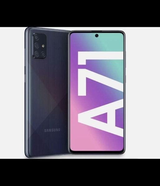 Samsung Galaxy A71 128GB schwarz 4G NFC Dual SIM entsperrt Android Smartphone exc