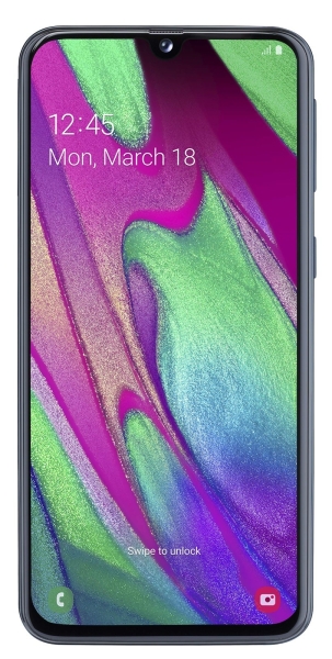 Samsung Galaxy A40 Dual SIM 64GB Schwarz Smartphone Android Ohne Simlock Prepaid