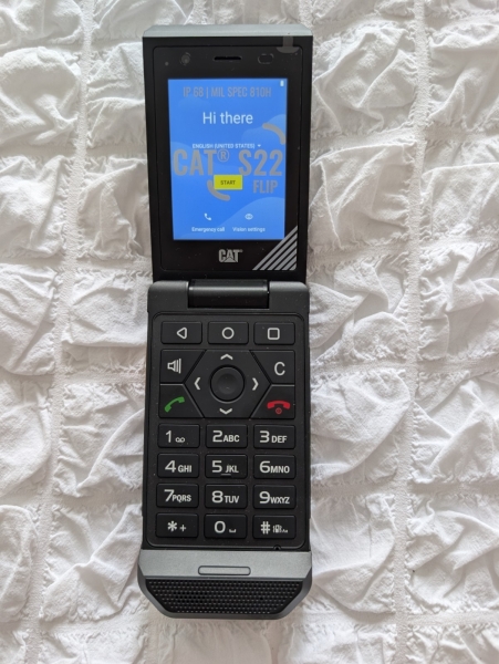 NEU Cat S22 Klapphandy 16GB, 4G SIM, robust, schwarz, Touchscreen