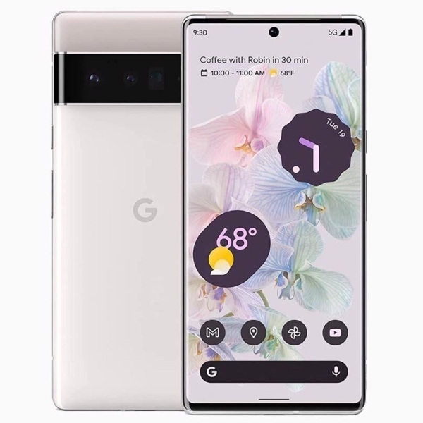 Google Pixel 6 – 128 GB – Smartphone Cloudy White (entsperrt)