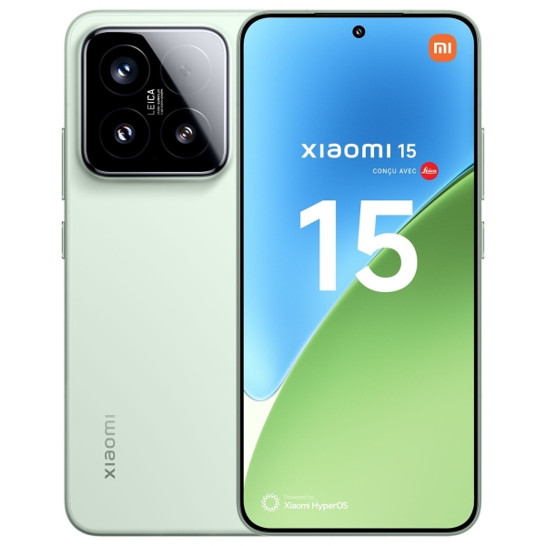 SMARTPHONE XIAOMI 15 5G 24129PN74G 256GB DUAL SIM 6,36″ 50MP GRÜN NO SAMSUNG