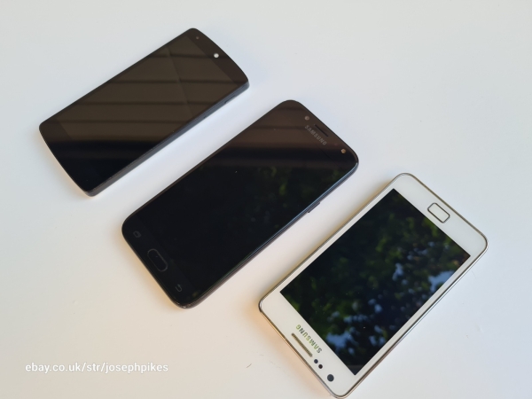 Restposten 3x Smartphones LG Nexus 5 Samsung J5 J530F Galaxy S2 Ersatz Reparatur