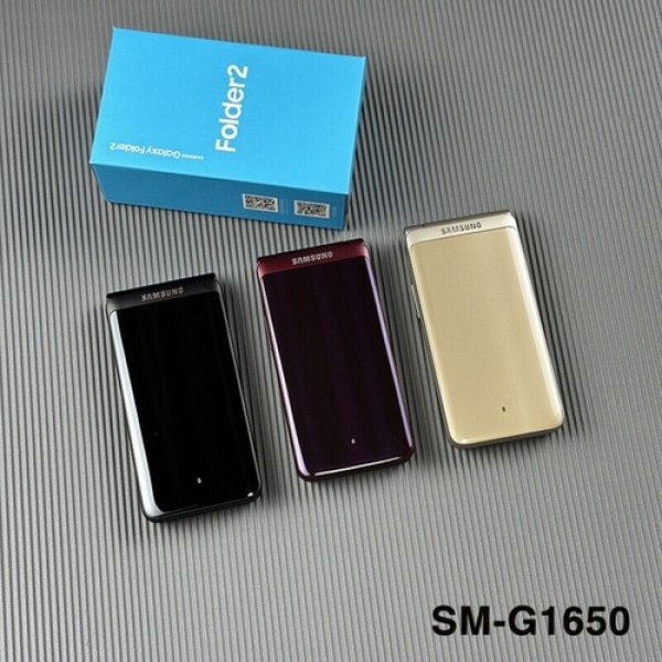 Samsung Galaxy Folder2 SM-G1650 Dual SIM 4G LTE Flip Unlocked SmartPhone DE