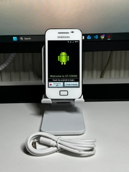 Samsung Galaxy Ace S5830i Weiß 1GB Entsperrt – Selten Vintage 2011 Retro Sammler
