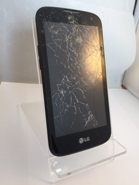 LG K3 K100 entsperrt schwarz Smartphone 4,5″ gesprungen unvollständig