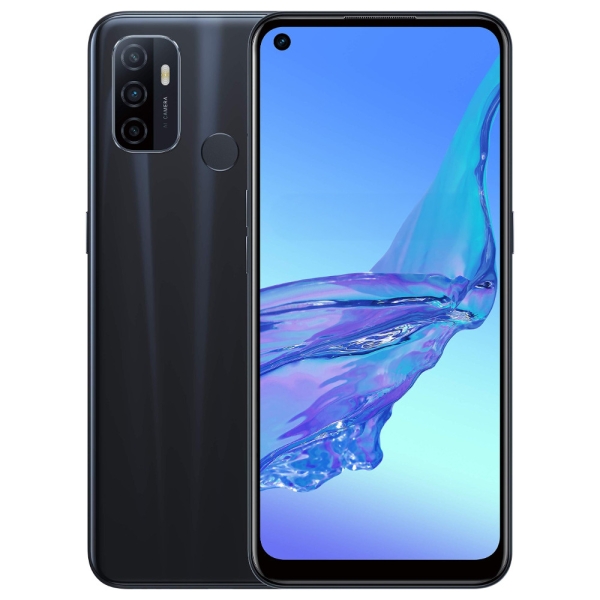 Oppo A53s 4G 128GB schwarz guter Zustand entsperrt Android Smartphone