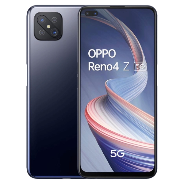Oppo Reno4 Z 5G 128GB schwarz sehr guter Zustand entsperrt Android Smartphone