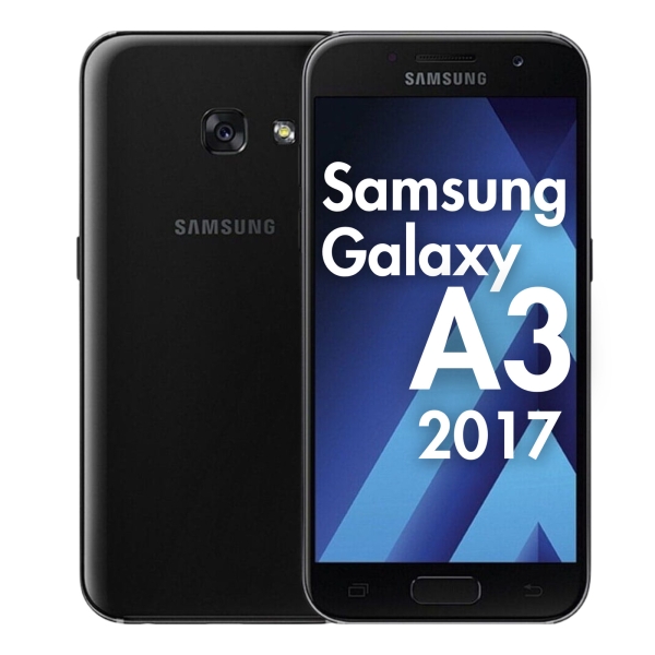 Smartphone Samsung Galaxy A3 2017 SM-A320FL Schwarz ohne Simlock | Zustand: Gut