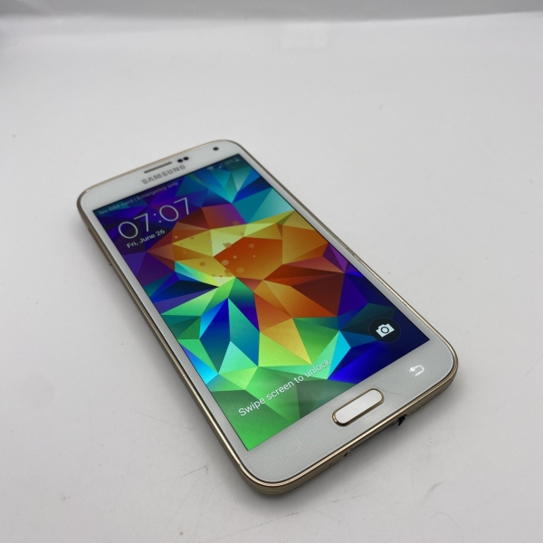 Samsung Galaxy S5 G900F weiß/gold entsperrt 16GB Android 5
