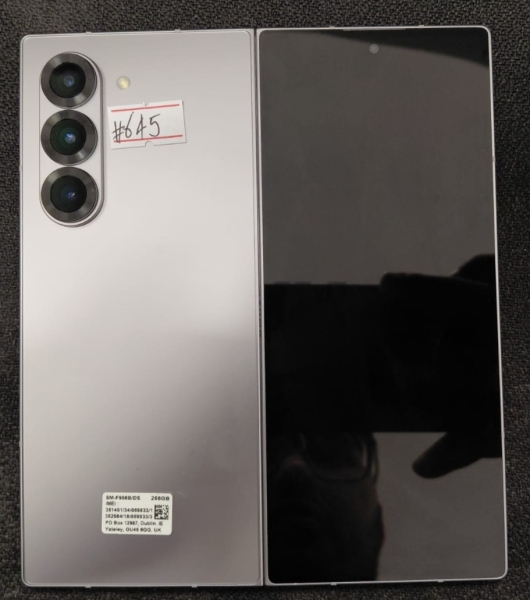 Samsung Galaxy Z Fold6 faltbares 256GB 12GB Dual Sim entsperrt Smartphone – silber