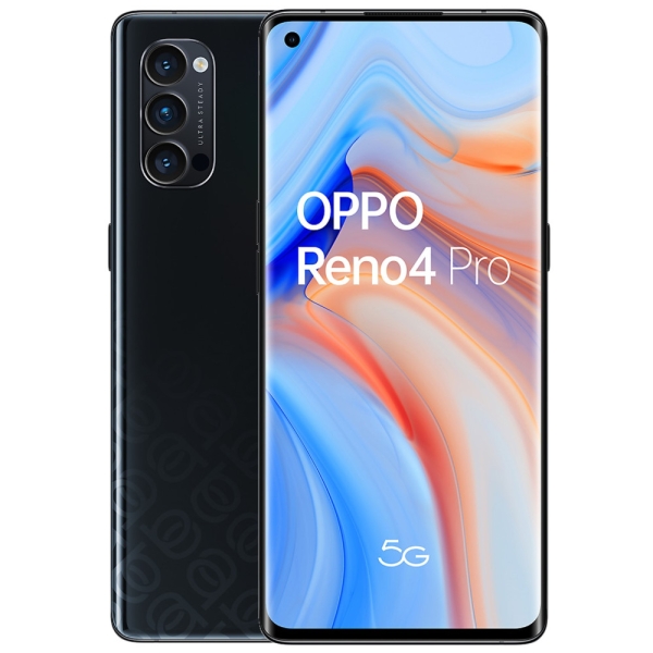 Oppo Reno4 Pro 5G 256GB schwarz guter Zustand entsperrt Android Smartphone