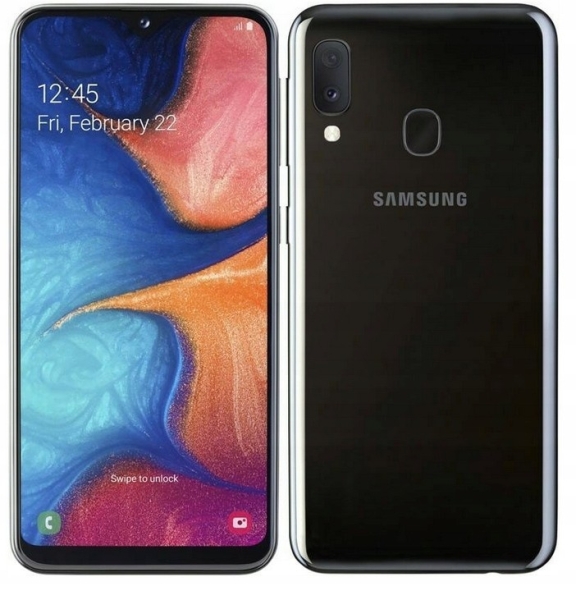 Smartphone Samsung Galaxy A20e A202F/DS Schwarz | Helle Flecken