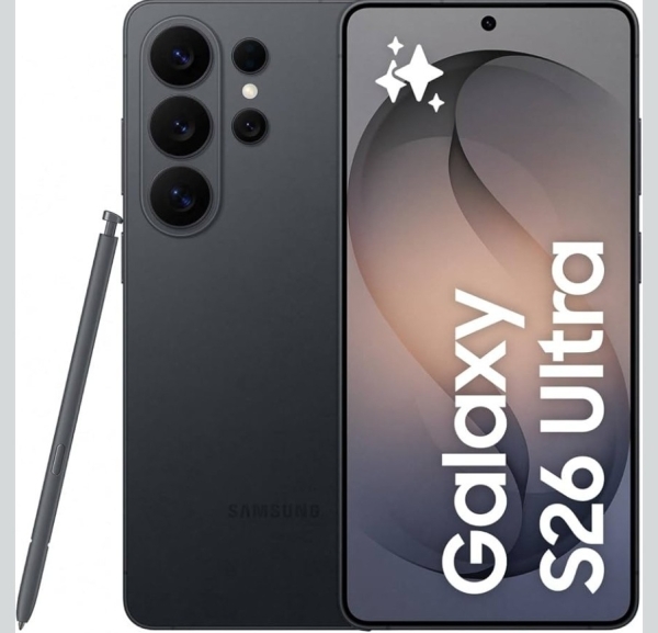 Samsung Galaxy S26 Ultra Smartphone – 512GB – Schwarz – Brandneu – UVP 1449£