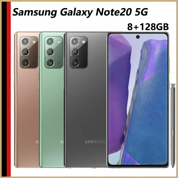 Neu Samsung Galaxy Note 20 5G SM-N981U 128GB Ohne Vertrag Smartphone Handys