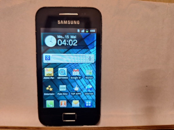 Handy Samsung Galaxy Ace GT S5830 schwarz ohne Simlock Smartphone