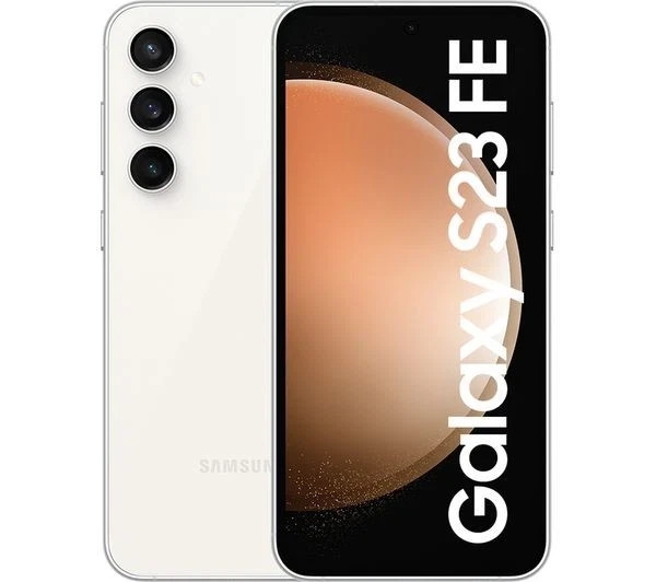Samsung Galaxy S23 FE 5G 128GB Cream 8GB RAM entsperrt Smartphone Acc