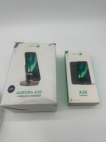 Doro Aurora A30 4G Smartphone für Senioren / 6,1″ Display / entsperrt 128GB schwarz