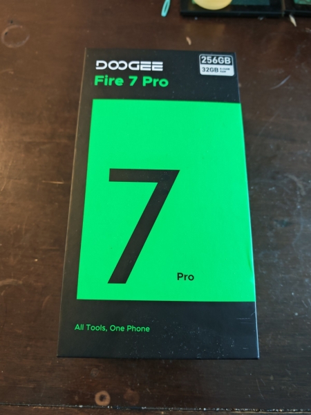 Doogee Fire 7 Pro 6,6″ robustes 5G Smartphone – 32GB 256GB grün entsperrt Face ID