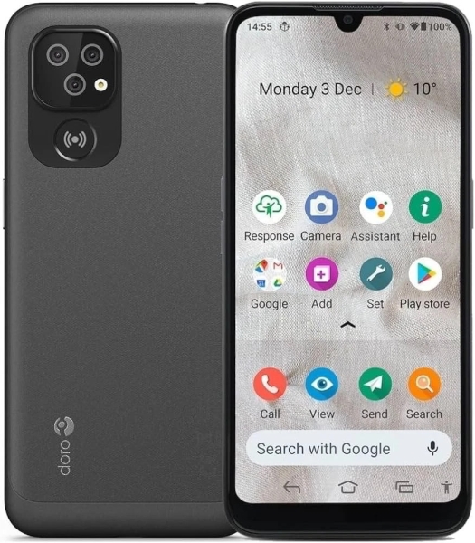 Doro 8100 32GB Assistance Smartphone _ schwarz – entsperrt – guter Zustand
