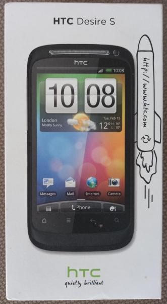 HTC Desire S schwarz S510e – gebrauchtes funktionierendes Smartphone